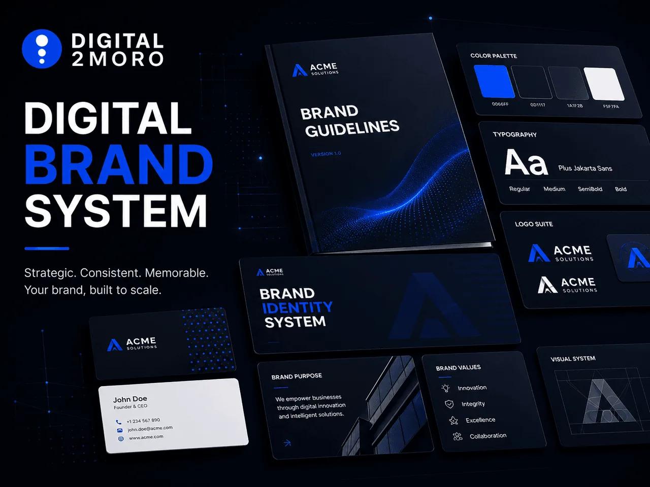 Digital 2Moro digital brand system