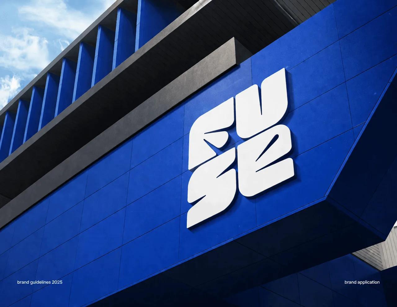 Finetexial building facade brand mockup