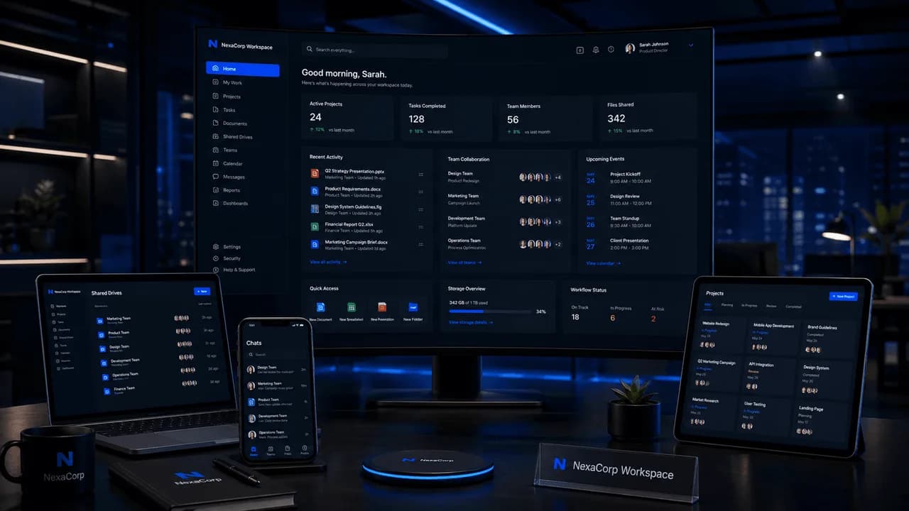 Digital Workspace multi-device command center