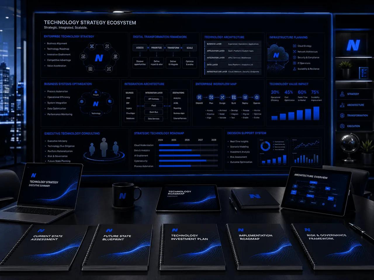 Tech Consulting infrastructure assessment dashboard