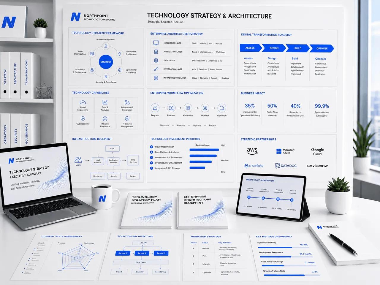 Tech Consulting technology roadmap dashboard