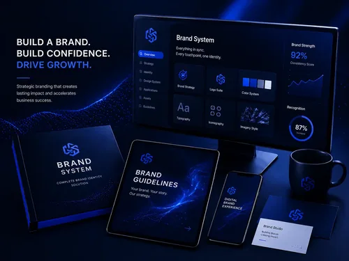 Website hero design
